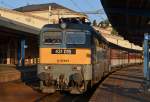 431 015 H-START vor Abfahrt mit Fernzug R 721 „Bojnice“ (Stadt Weinitz) Bratislava hl. st./Preßburg Hbf. (06:55) – Trnava/Tyrnau – Leopoldov/Leopoldstadt (Lokwechsel) – Topoľčany – Prievidza/Priwitz (09:49); 23.04.2015