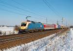 Ein Rola gezogen von der 1047 007 hat am  30.11.2010 Kurs auf den Terminal Wels genommen.