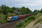 470 006 mit einem Gterzug am 09.06.2012 unterwegs bei Szr.