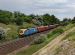 Die 470 006 mit einem Gterzug am 09.06.2012 unterwegs bei Szr.