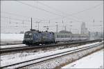 470.004 bespannte am 05.01.16 den EC 140, und durchfährt hier den Bhf. Gramatneusiedl.
