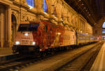 480 003 Szent István  kurz vor der Abfahrt des D 148 Lehár, Budapest Keleti pályaudvar 30 März 2019.