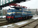 Lokomotive V 42 527 im Eisenbahnmuseum Budapest, fotografiert im Januar 2010