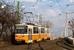 Budapest

BKV Tatra T5C5 4074 + 4227 als Linie 41,  Budafoki elágazás, 16.12.2021 