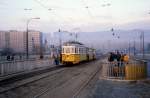 Budapest BKV SL 33: Der Tw 1604 hlt am Morgen des 20.