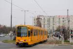 Tw.1579 überquert den Örs Vezer ter in Richtung Gubacsi ut.(25.03.2015)