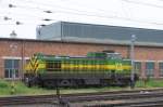 Am 5.5.2010 stand diese schwere Diesellok der GySEV mit der Betriebsnummer
M 40401 im Bahnhof Szombathely. 