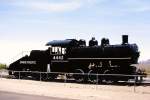 4442 der Union Pacific Railroad (0-6-0, 1918 von Boldwin gebaut) ist im Clark County Museum in Henderson (NV) aufgestellt.