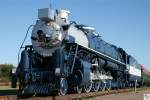 Direkt an der Historischen Route 66 in Tulsa steht die Baldwin Lokomotive Frisco  Meteor  # 4500 mit der Achsfolge 4-8-4. Die Aufnahme entstand auf meiner Route 66 Tour am 19. September 2011.
