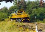 Lamoille Valley Railroad RS-3 #7405 macht fr eine Sonderfahrt fertig.