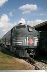 National New York Central Railroad Museum in Elkhart, Indiana / USA: EMD E8 # 4085