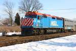 Elmhurst, Chicago: METRA 153 , EMD F40PH - 08/03/13