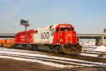 Chicago 08/03/13, CP - Bensenville Yard:   ein Duo GP38-2 (CP4511 und Soo4402)rangiert.