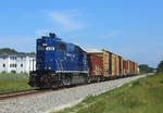 435 returns to Bowden Yard, Jacksonville ater working local industries, 26 June 2018.