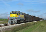 506 approaches Belle Glade whilst working BT1 from Bryant to the mill at Clewiston, 25 Nov 2018