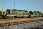 2759 und 6461 von CSX auf einem Gleis in Orlando Florida am 15.April 2024.