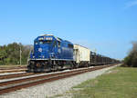 428 at New Smyna Beach with a rail train, 10 Feb 2020