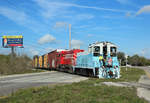 94 & 48 approach Lake Wales whilst working the Florida Midland Frostproof Turn, 18 March 2020