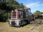 Conway Scenic Railroad 44-tonner #15 steht 18/9/2010 im Zugbildungsbahnhof.