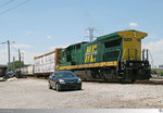 Am 19. Mai 2016 war Lok # 8531 (GE B39-8) der Nashville & Eastern Railroad mit Rangierarbeiten in der Nähe des Eisenbahnmuseum in Nashville, Tennessee / USA beschäftigt.