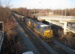 CSX 5465 (ES44DC) kommt 18.12.2010 durch Woodbridge Virginia.