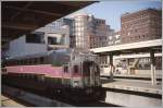 MBTA Cabcar 1705 in Boston South Station. (Archiv 07/1998)