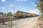 Am 16.09.2024 kam 1162 (GP60s) durch die Sadt Burbank gefahren. Diese Baureihe ist selten anzutreffen in Kalifornien und bedient die kleineren Anschlüsse.