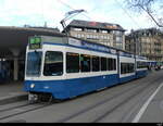 VBZ - Be 4/8 2113 unterwegs auf der Linie 8 in Zürich am 2024.12.21