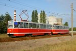 Auf der Durchreise in Weißrussland, war die Tram von Maysr ein Highlight. Von der Stadt werden die Arbeiter in die Raffinerie ca 15 km südlich gebracht. Schon recht früh muss man an der Strecke sein, den ab Schichtbeginn fährt dann keine Tram mehr. Am Abend gehts dann wieder retour. Erlebt am 5.09.16.