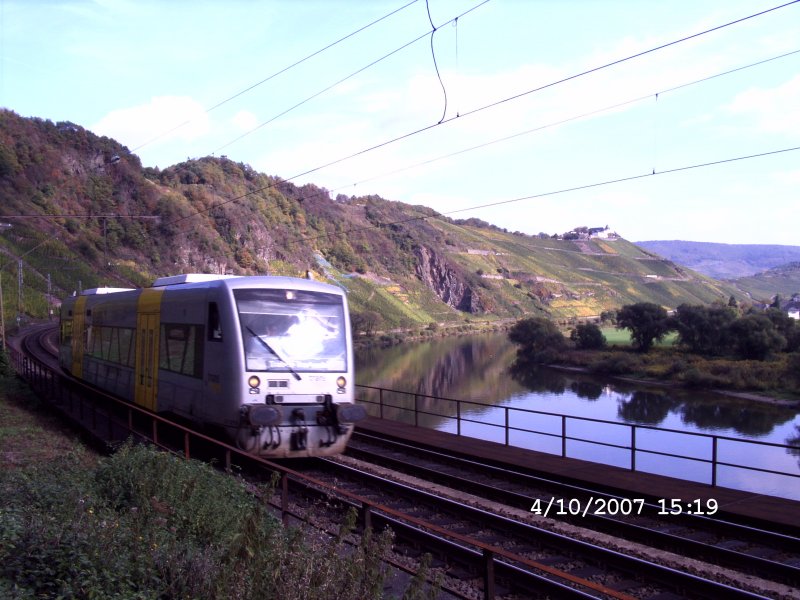 trans regio von Bulai nach Traben-Trabach auf dem Pndericher Wiadukt