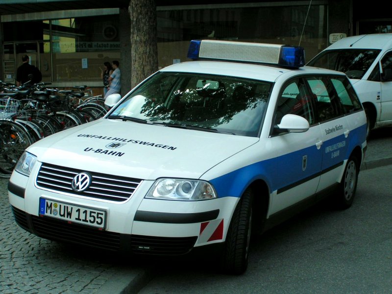 Unfallhilfswagen der U-Bahn Mnchen 070615