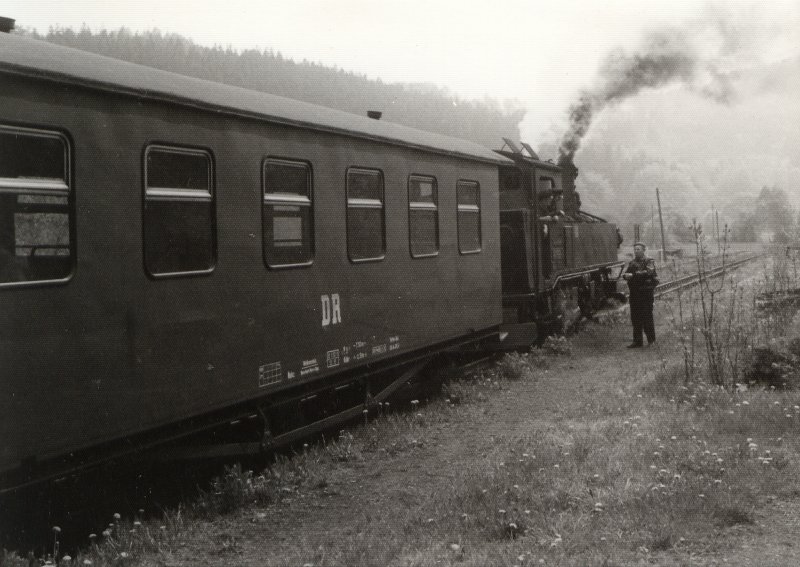 Unterwegs im Prenitztal, um 1985
sw-Foto