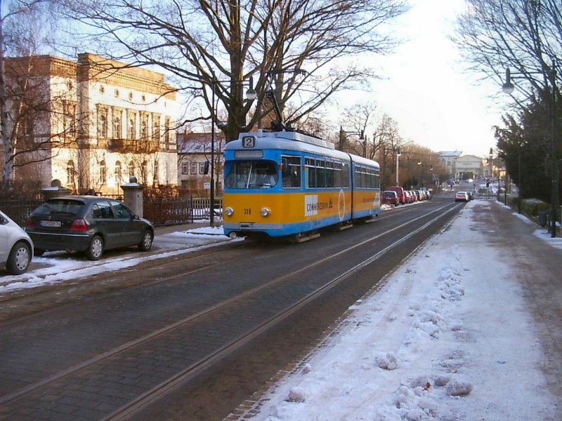 Wagen 318 in der Bahnhofstrasse