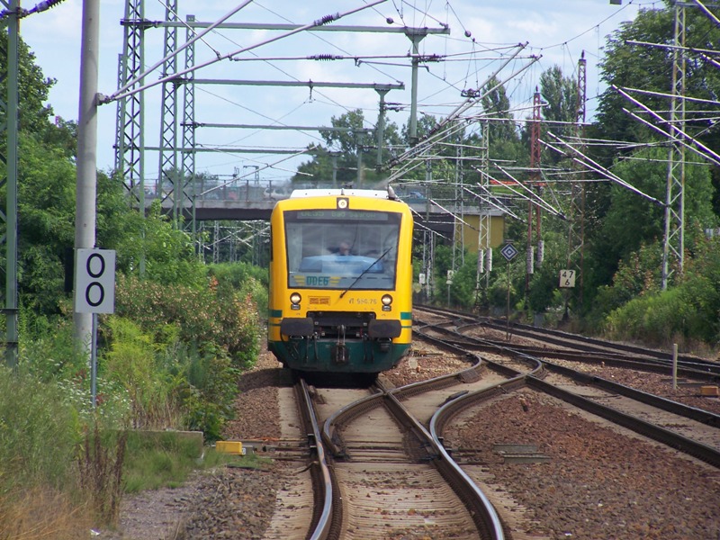 Zug Line OE35 aus Bad Saarow 
Aufgenommen am 28 Juli 09
in Frstenwalde/Spree