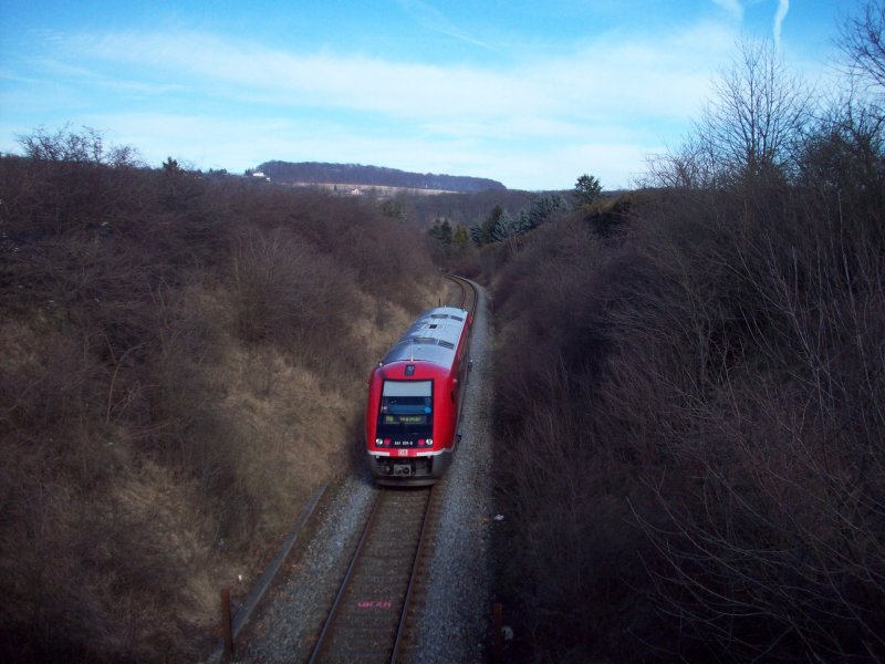 Zug Richtung Weimar.(11.02.08)