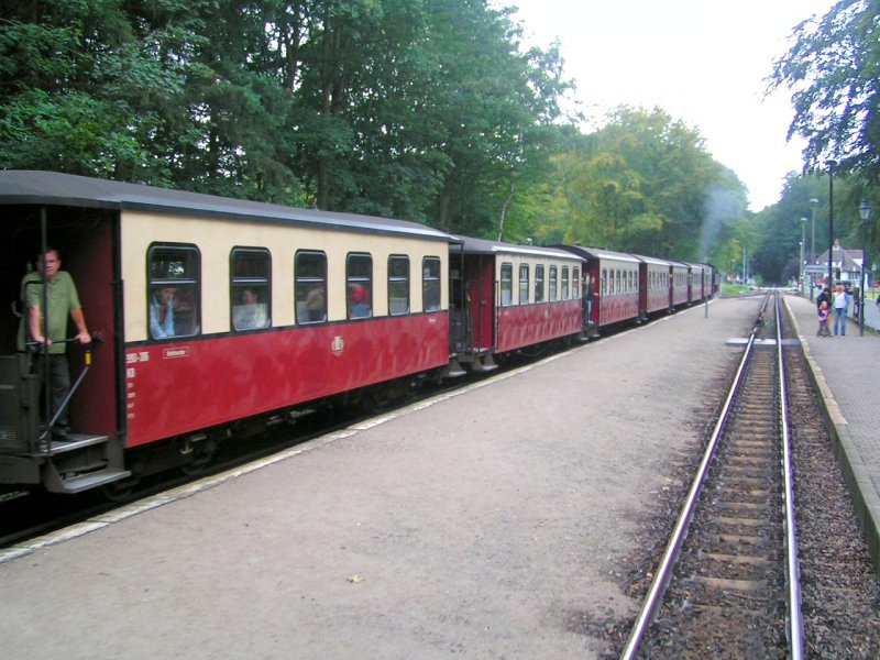 Zugkreuzung in Heiligendamm; 070901